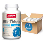 Jarrow Formulas Milk Thistle 150 mg with 30:1 Standardized Silymarin Extract, Dietary Supplement for Liver Function Support, 100 Veggie Capsules, 33-100 Day Supply
