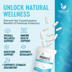 Nature's Physician Probiotics - 100 Billion CFU Per Capsule - 16 Strains + Prebiotics - Best Probiotic Supplement for Women & Men - Supports Immune, Digestive Health, Constipation & Gas - 30 Capsules