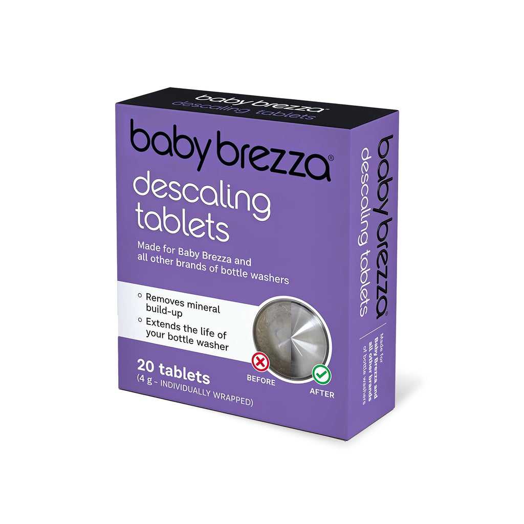 Baby Brezza Descaling Tablets - Compatible with Bottle Washer Pro and All Brands of Baby Bottle Washer Appliances