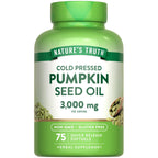 Nature's Truth Pumpkin Seed Oil | 3000mg | 75 Softgels