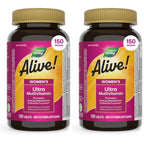 Nature's Way Alive! Women's Ultra Multivitamin, High Potency, 60 ct | Complete Daily Women's Vitamins, Promotes Energy Metabolism and Muscle Function*, Vitamin A, C, D, Methylated B12