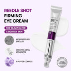 VT COSMETICS Reedle Shot Firming Eye Cream, 0.51 fl oz/15ml | 9-Peptide Complex, Bakuchiol & Hyaluronic Acid, Vibrating Metal Applicator for Puffiness, Fine Lines & Wrinkles