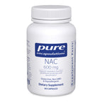 Pure Encapsulations NAC 600 mg, 90 Capsules | N-Acetyl Cysteine NAC Supplement for Lung Health and Immune Support*, Liver Support and Antioxidants*