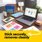 Post-it Notes, 1.38 x 1.88 in, Poptimistic Collection, 4 Pads