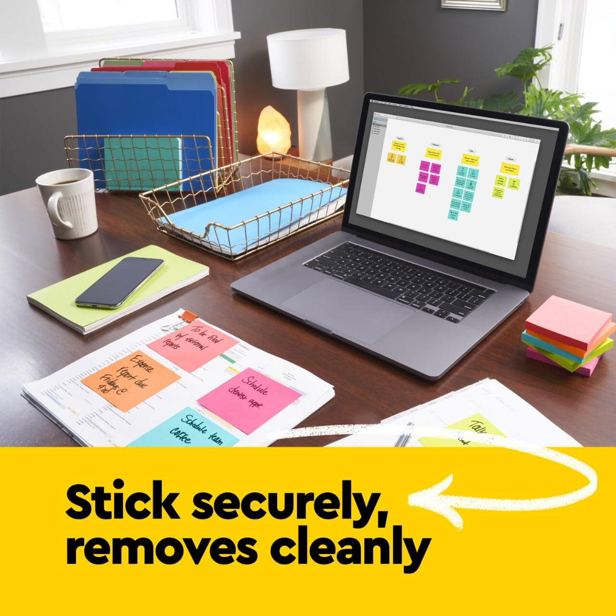 Post-it Notes, 1.38 x 1.88 in, Poptimistic Collection, 4 Pads