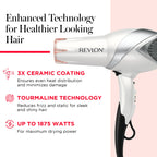 Buy now REVLON Infrared Hair Dryer with Diffuser & Concentrator - Ionic Ceramic Blow Dryer for Frizz Control, Shine, Soft Hair & Moisture Protection - 1875W Professional Salon-Quality (White) at indiglob india