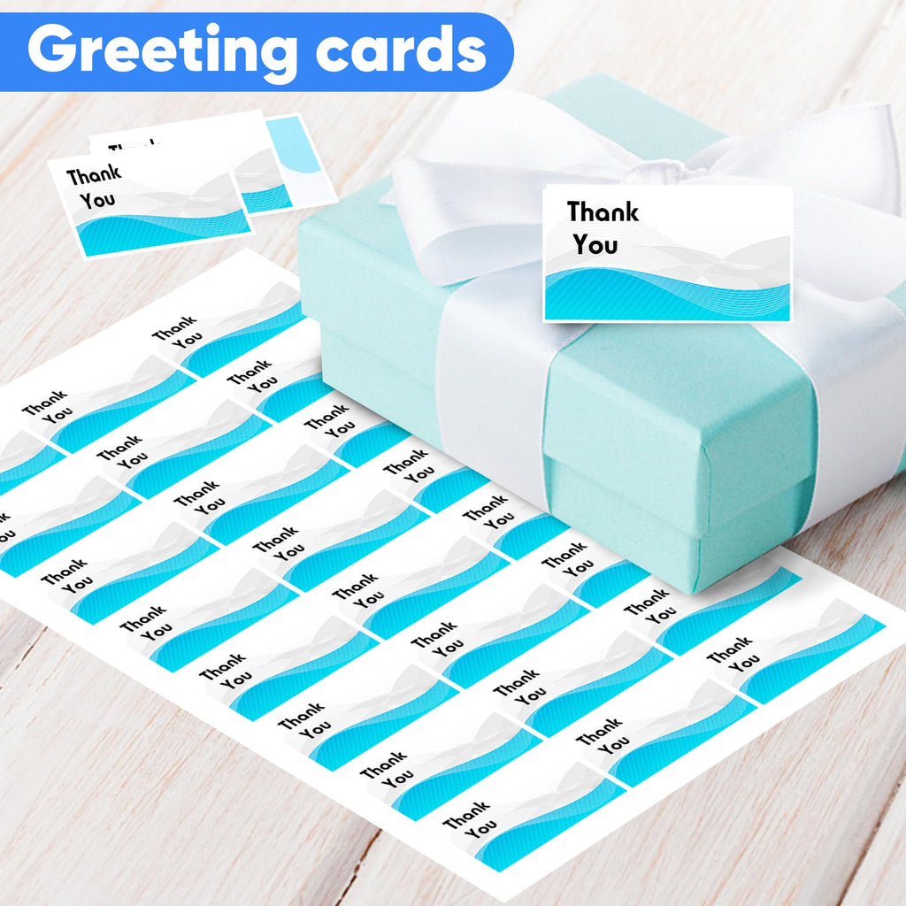 Thick Business Cards 500 Printable Business Card, 3.5" x 2" Business Card Paper Compatible with Laser & Inkjet Printer, Double-sided Printing, Heavyweight, Matte White Paper, (10 Cards/Sheet)