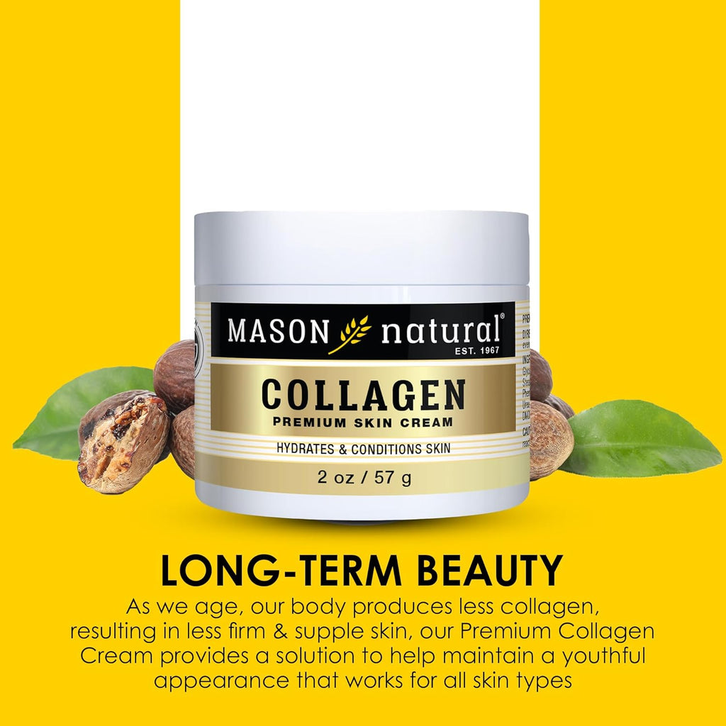 Buy now MASON NATURAL Collagen Premium Skin Cream, Womenâ€™s Anti,Aging Face & Body Daily Moisturizer for Hydration & Firmness, Pear Scent, 4 oz at indiglob india