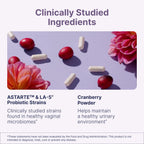 Microbiome Labs Vaginal Balance - Vaginal Probiotics for Women with Lactobacillus Gasseri - Feminine Care to Encourage pH Balance for Women, Reduce Discomfort & Support Gut Health (60 Capsules)