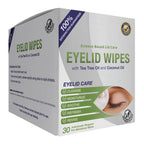 Buy now Lunovus Premium Eyelid Wipes With Tea Tree and Coconut Oil - Cleansing Wipes for People Itchy Eyes - Individually Wrapped - Box Of 30 Natural Eye Wipes at indiglob india