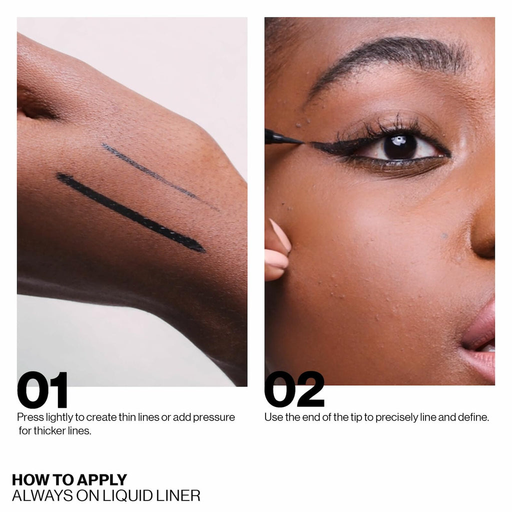 Buy now Smashbox Always On Liquid 24-Hour Eye Liner | Long Lasting + Waterproof with Dramatic Precision, Black, 0.02 Ounce at indiglob india