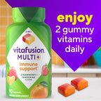 Vitafusion Multivitamin Gummies + Immune Support | 90 Adult Gummy Vitamins
