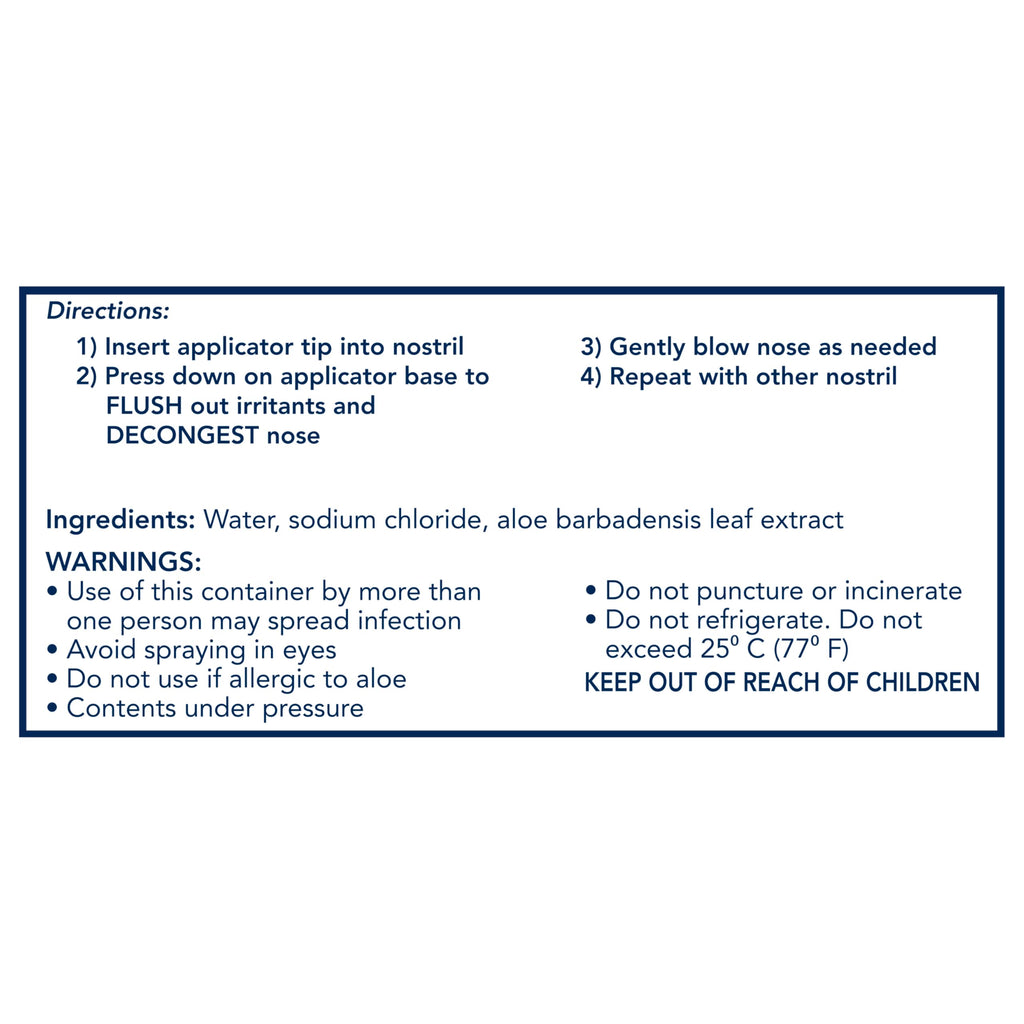 Buy now Vicks Sinex Saline Moisturizing Nasal Spray, with Aloe, Drug Free Ultra Fine Mist, Clear Everyday Sinus Congestion Fast, Clear Mucus from a Cold or Allergy, 5 OZ x 2 at indiglob india