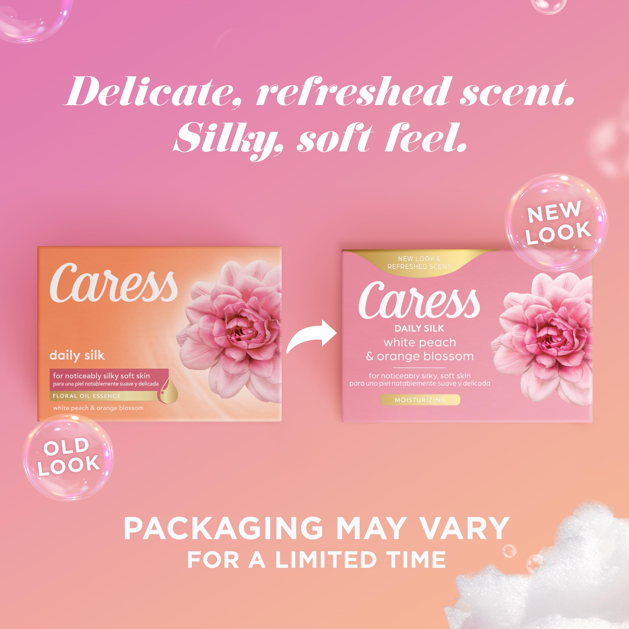 Buy now Caress Beauty Bar Soap For Women, Daily Silk With Silk Extract and Floral Oil Essence Moisturizing Body Soap for Silky, Soft Skin, 3.75 oz, 2 Bath Bars at indiglob india