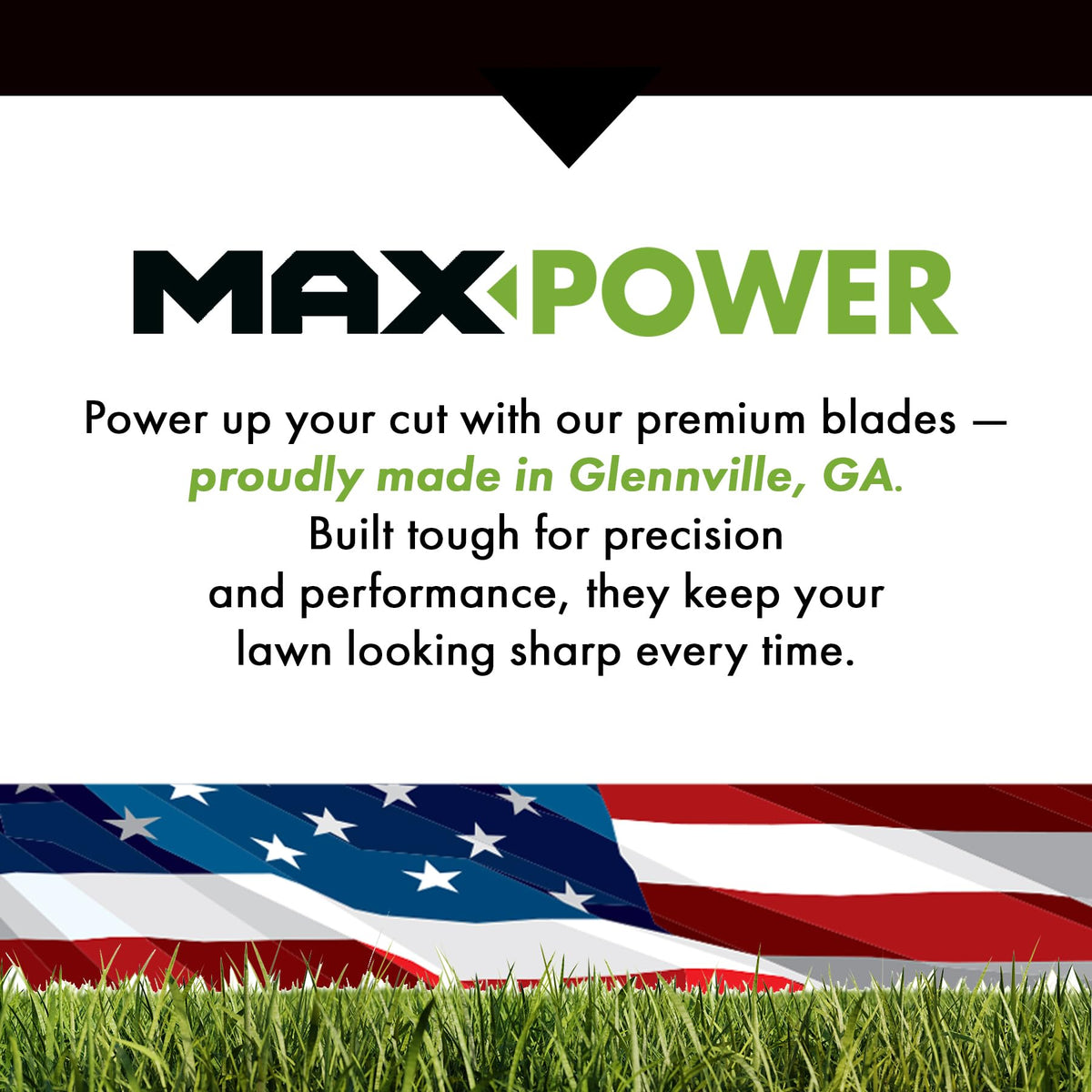 Maxpower 561557B USA MADE 3 Blade Set