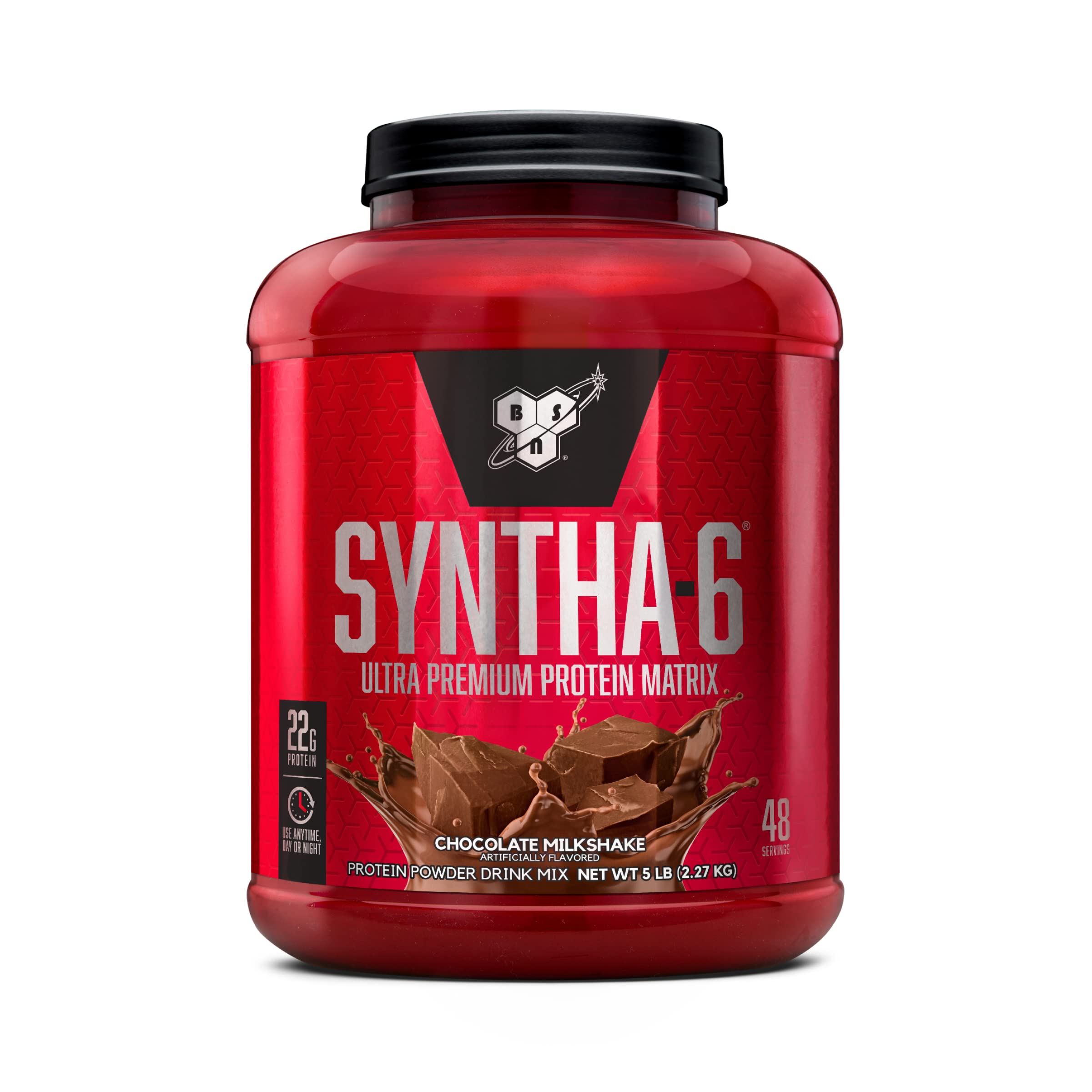 Buy now BSN SYNTHA-6 Whey Protein Powder with Micellar Casein, Chocolate Milk Protein Isolate Powder, Chocolate Milkshake, 97 Servings (Package May Vary) at indiglob india