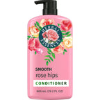 Herbal Essences Conditioner, Rose Hips- Smooth Collection, Shiny Hair with Vitamin E & Jojoba, Safe for Color Treated Hair, Floral Scent, Cruelty-Free, Dermatologist-Tested, 29.2 Fl Oz