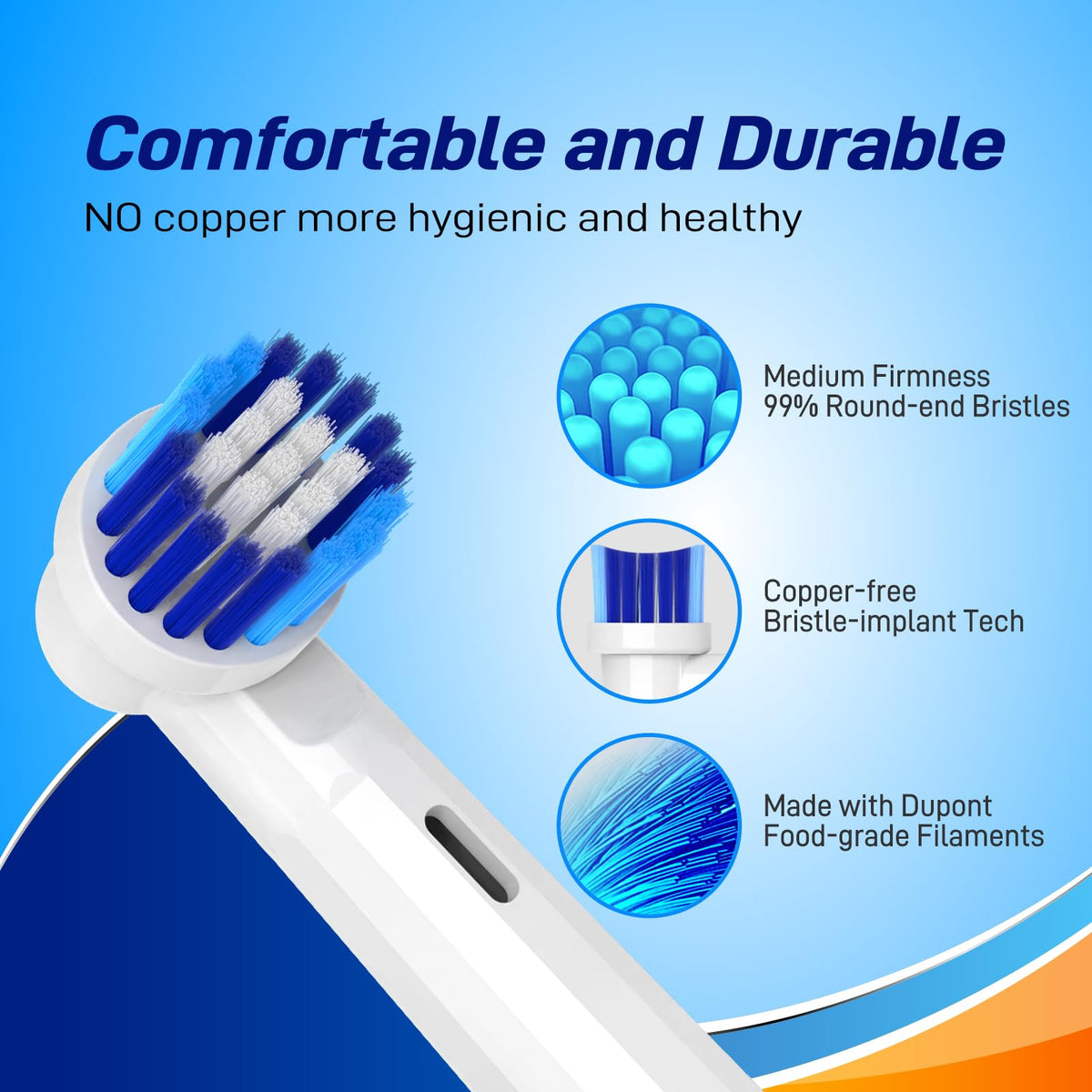 Brush Heads Replacement Fit Bitvae R1/R2 | Oral B Braun Electric Toothbrush