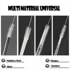 Straw Cleaner Brush for Stanley, 12 Inch Reusable Straw Brush Suitable for 40/30/20 oz Stanley Mug, 12mm Wide Drinking Straw Cleaning Brush for Sippy Cups, Cigarette Holder and Test Tubes (6 PCS)