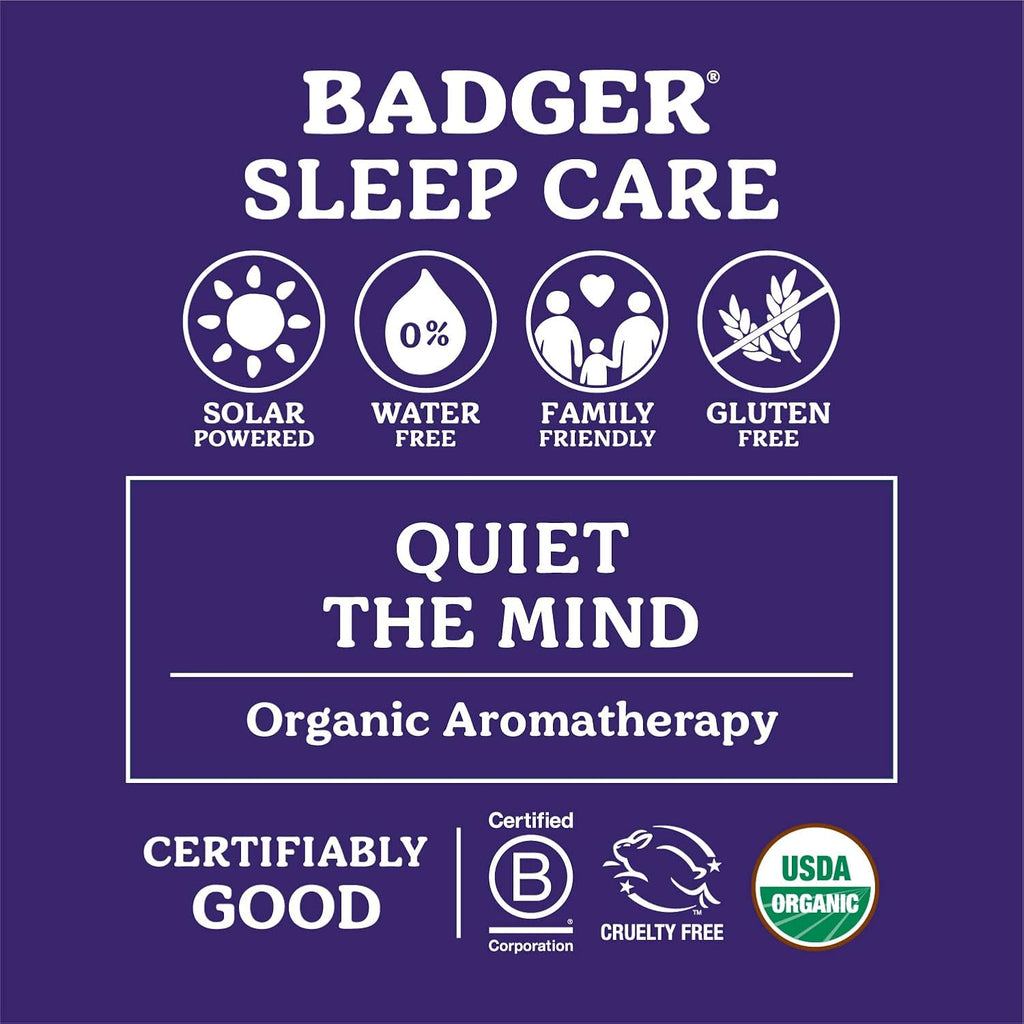 Buy now Badger - Natural Sleep Balm, Lavender & Bergamot, Relaxing and Calming Balm for Children and Adults, 2 oz at indiglob india