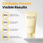QUIA Turmeric + Kojic Acid Overnight Wrapping Mask – Hydration Mask for Glowing Skin – Evens Tone, Soothes Redness and Improves Skin Texture – Korean Skincare 75ML