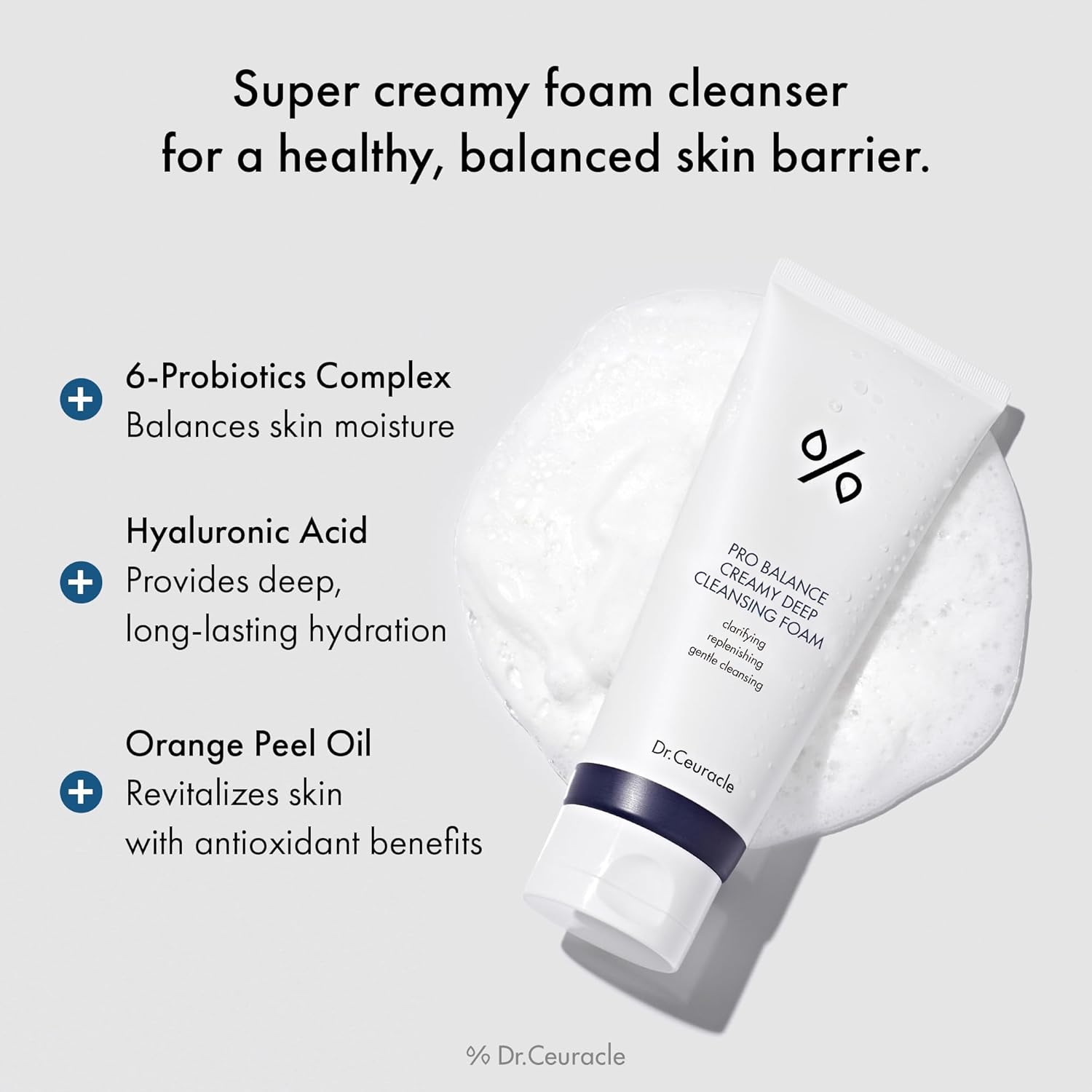 Buy now Dr.Ceuracle Pro Balance Creamy Deep Cleansing Foam - Korean Daily Hydrating Facial Wash, Oil & Moisture Balance Cleanser (150 ml / 5.07 fl. oz.) at indiglob india
