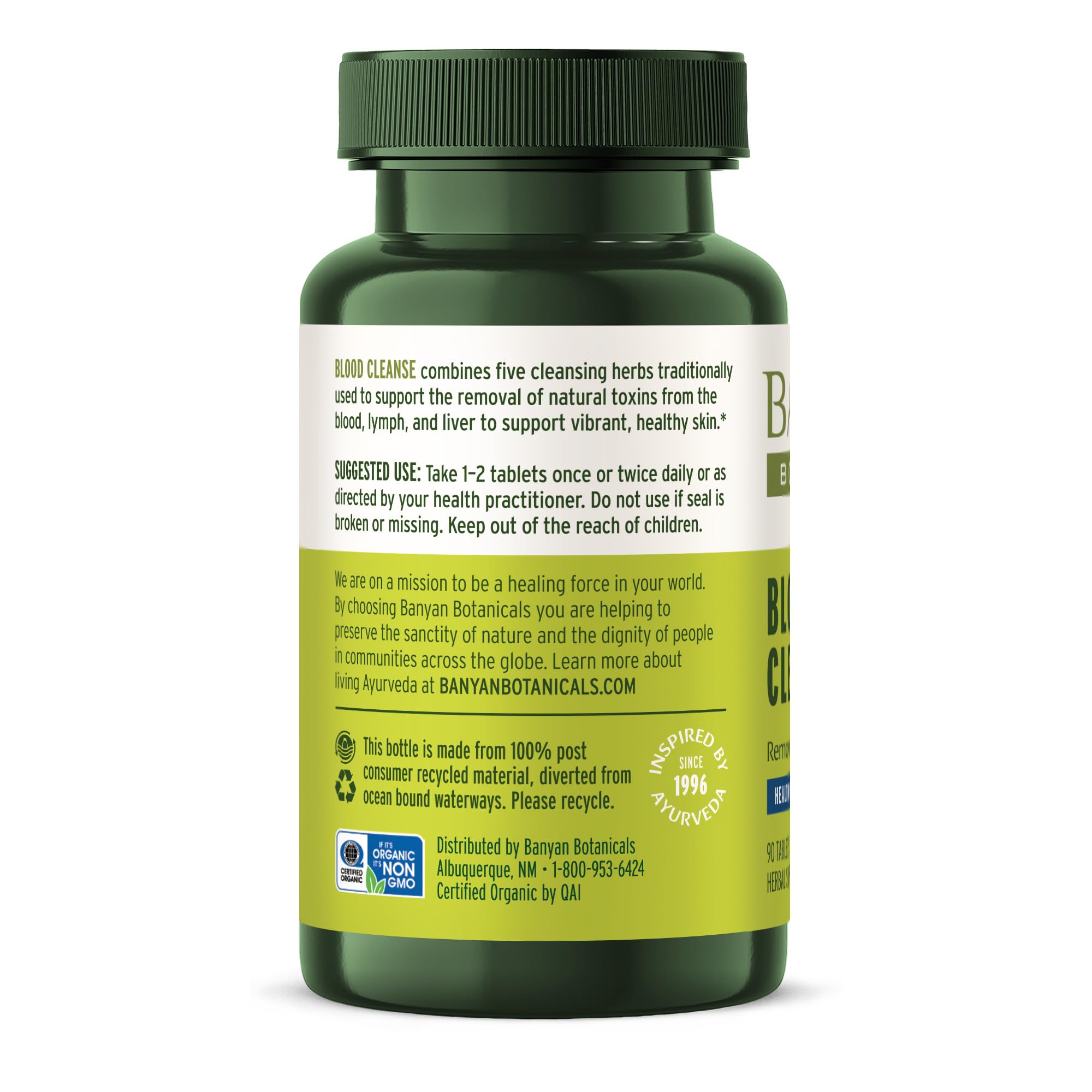 Buy now Banyan Botanicals Blood Cleanse Tablets â€“ Organic Clear Skin Supplement with Manjistha & Neem â€“ Blood Cleanser Herbs for Natural Detox & Healthy Skin* â€“ 90 Tablets â€“ Non GMO Sustainably Sourced Vegan at indiglob india