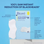 Biore Witch Hazel Ultra Strength Blackhead Remover Pore Strips, 18 ct | Deep Cleansing Nose Strips, C-Bond Technology, Clears Pores 2x More, Oil-Free, Non-Comedogenic, 18 Count