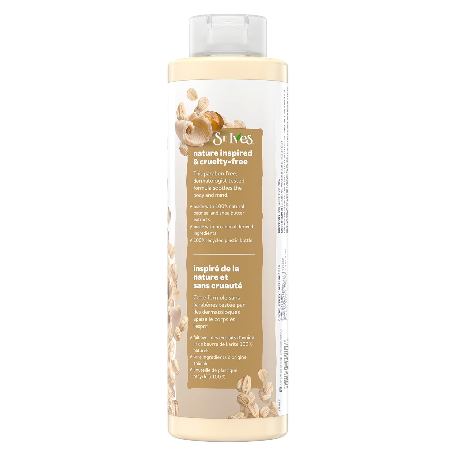 Buy now St. Ives Oatmeal & Shea Butter Body Wash | Moisturizing Body Wash for Sensitive and Dry Skin | 22 Fl. Oz. at indiglob india