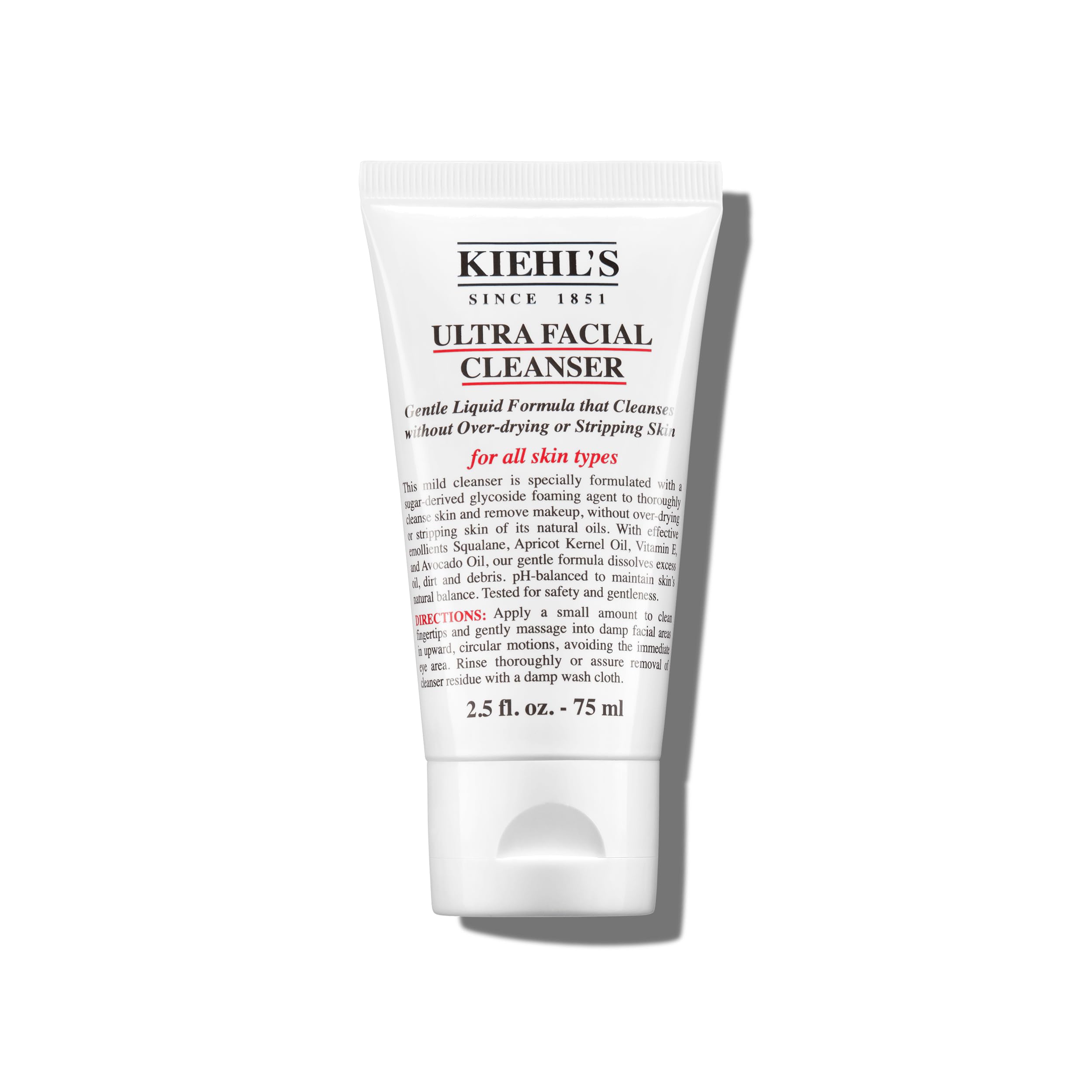 Buy now Kiehl's Ultra Facial Cleanser, Lightweight Foamy Facial Cleanser, Enriched Formula that Replenishes Skin Barrier, Gently Exfoliates and Moisturizes, Suitable for All Skin Types, Paraben Free at indiglob india