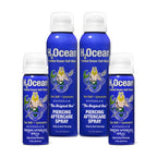 H2Ocean Piercing Aftercare Spray 4oz - Keloid Bump Removal Sea Salt Spray | for Body and Facial Piercings - Ear, Nose, Navel, Oral & Body Piercing Cleaner, Aftercare Solution for New Piercings