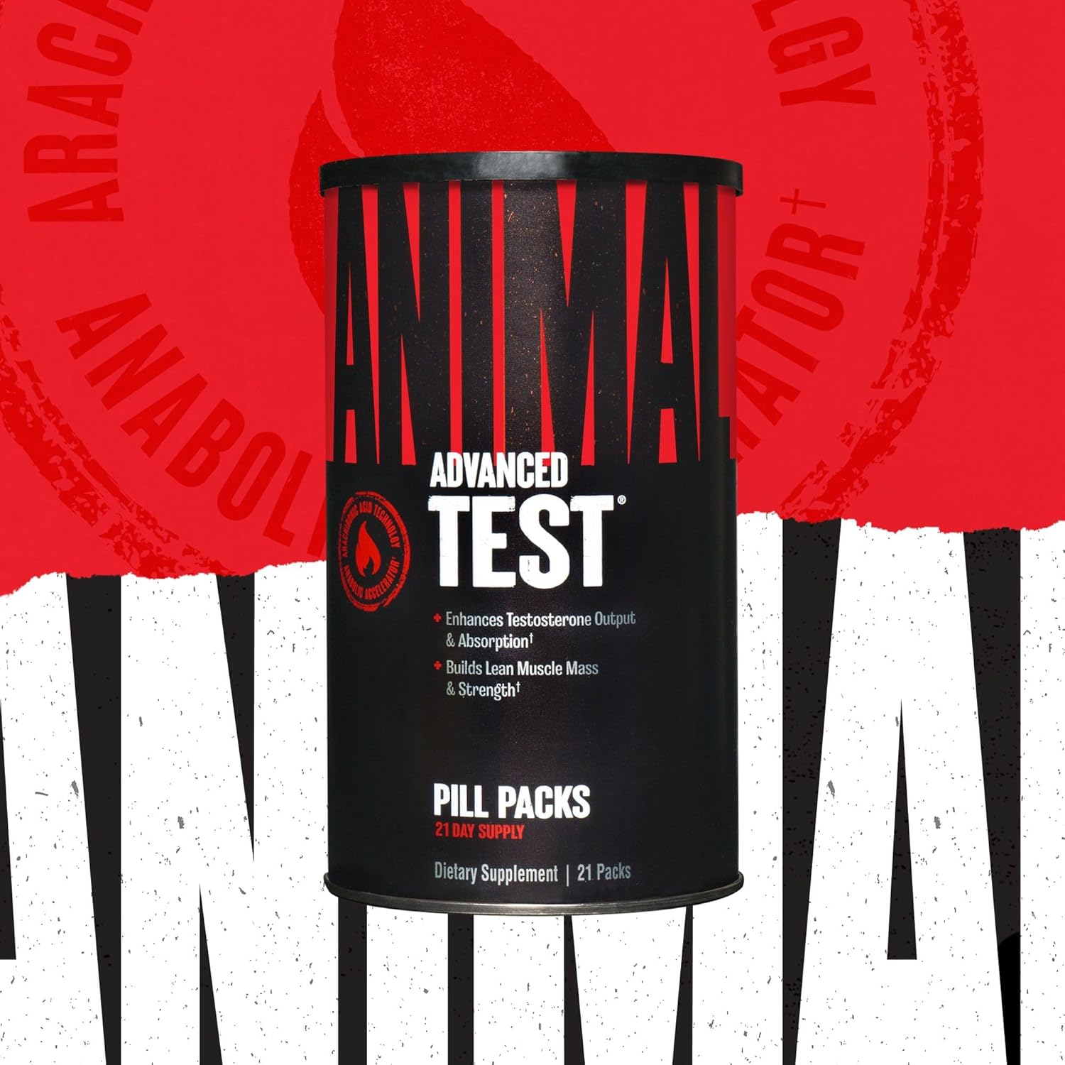 Buy now Animal Test Testosterone Booster for Men - Male Enhancing Supplement Libido Booster for Strength Athletes & Bodybuilders to Increase Stamina, Endurance, Muscle Growth, All-in-One Packs â€“ 21 Day Cycle at indiglob india