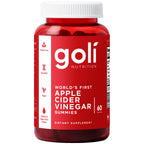 Goli Apple Cider Vinegar Gummies - Worlds First ACV Gummy with Vitamin B12, Beetroot & Pomegranate - Vegan, Non-GMO, Gluten-Free, 120 Count (2 Pack)