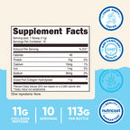 Nutricost Collagen Peptides Powder 4 oz (Unflavored) Type I & III Collagen | Grass-Fed, Gluten-Free & GMO-Free