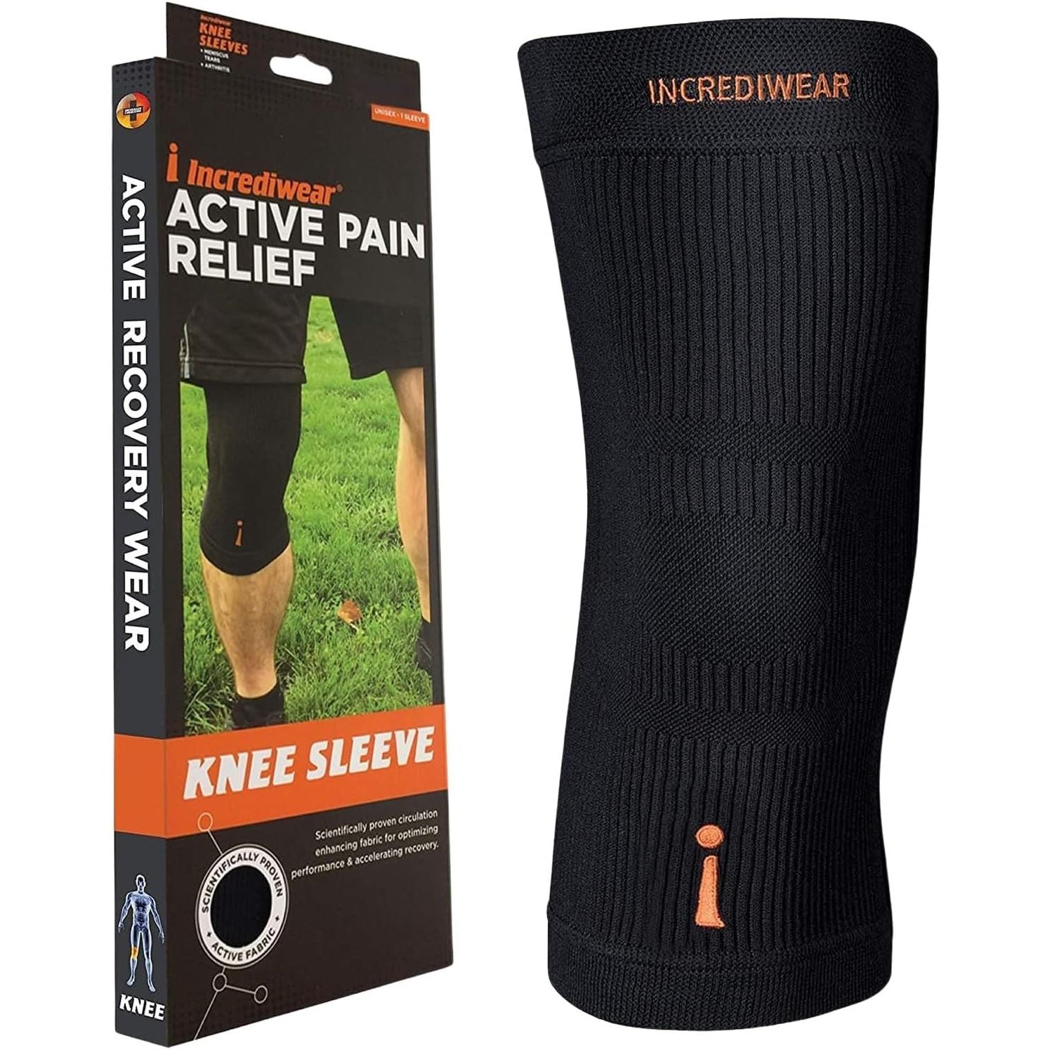 Buy now Incrediwear Knee Sleeve â€“ Knee Braces for Knee Pain, Joint Pain Relief, Swelling, Inflammation Relief, and Circulation, Knee Support for Women and Men X-Large Black at indiglob india