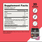 ONNIT Total Nitric Oxide Pre-Workout Powder, Harvest Fruit Punch, 20 SRV