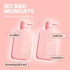 MONDAY HAIRCARE Repair Shampoo and Conditioner Set (2 Count) 12 oz For Dry to Damaged Hair Made with Keratin, Coconut Oil, Shea Butter, and Vitamin E