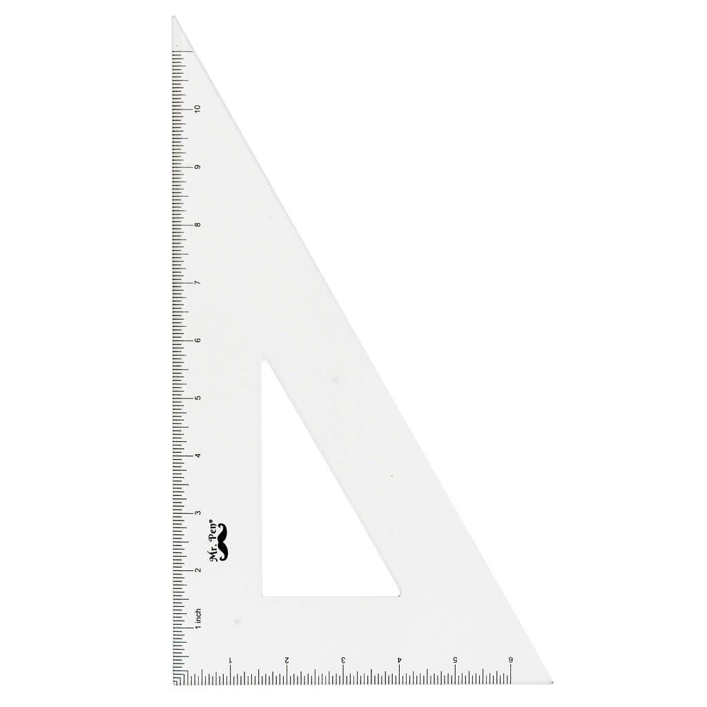 Mr. Pen Architectural Triangular Ruler Set with 12 Inch Triangular Scale