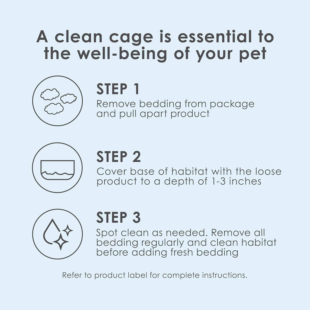 Buy now Kaytee Clean & Cozy White Paper Bedding, Made for Small Animals, 24.6 Liters at indiglob india