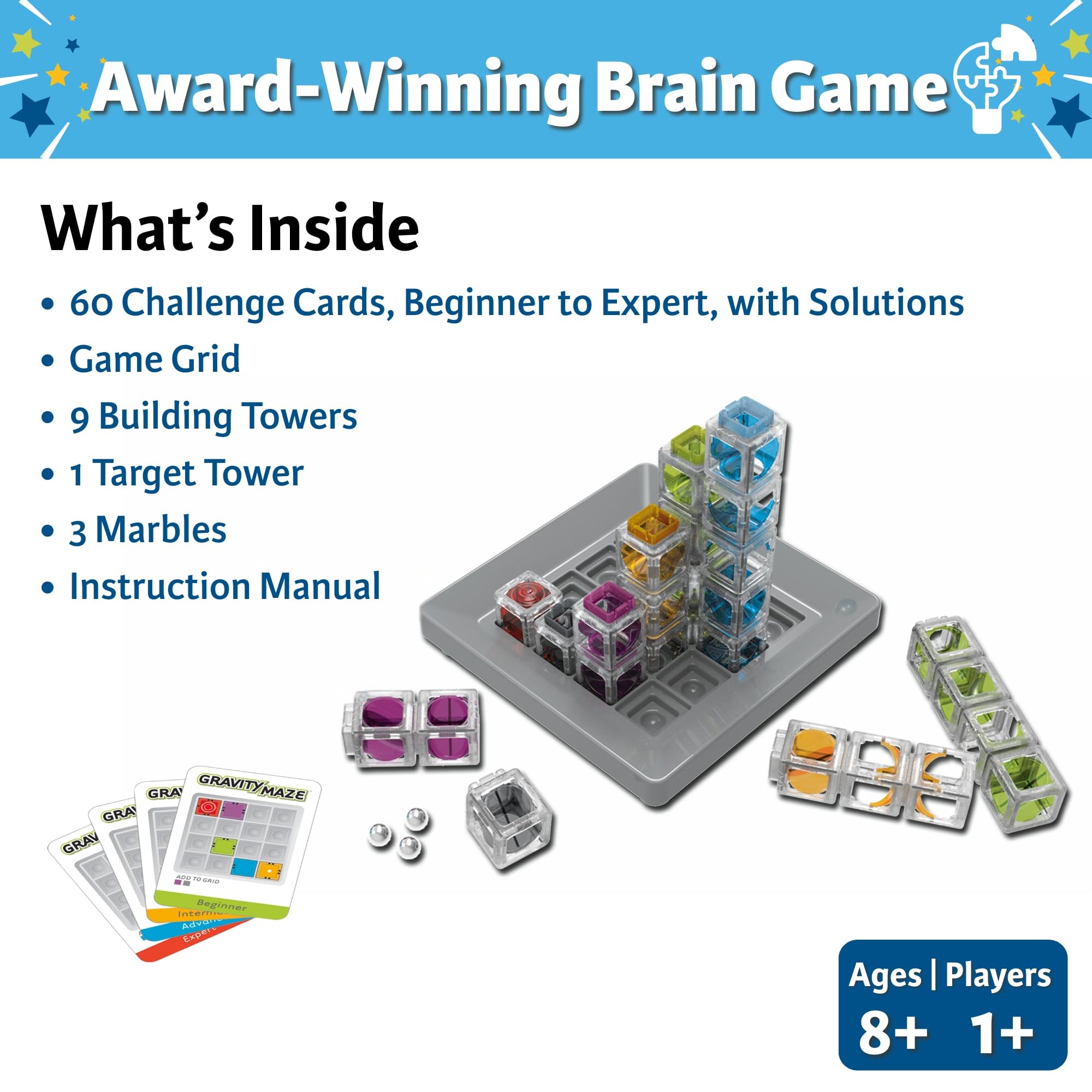 Buy now ThinkFun Gravity Maze - Falling Marble Logic Game - Challenging STEM Toy for Kids 8-12 - Gravity Marble Maze - Brain-Building Fun - Educational Gift - Boosts Critical Thinking & Problem Solving at indiglob india