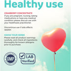 Buy now Organic Cranberry Pills - 50:1 Concentrate Equals 25,000mg of Fresh Cranberries (Vegan) for Urinary Tract Health & Kidney Cleanse - Cranberry Pills for Women - UTI Support Supplement - 60 Capsules at indiglob india