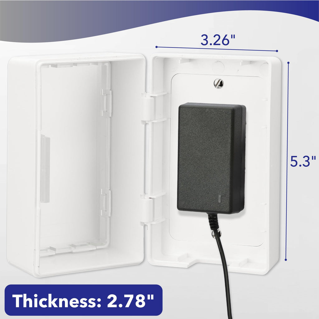 Bates- Baby Safety Outlet Cover Box, Locking Baby Proof Outlet Covers
