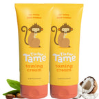T is for Tame Kids' Hair Taming Cream & On-the-Go Flyaway Wand Bundle | Taming cream (3.38 fl oz) + taming wand (0.51 fl oz) w/ coconut & jojoba oil for bedhead & flyaways, made in the USA