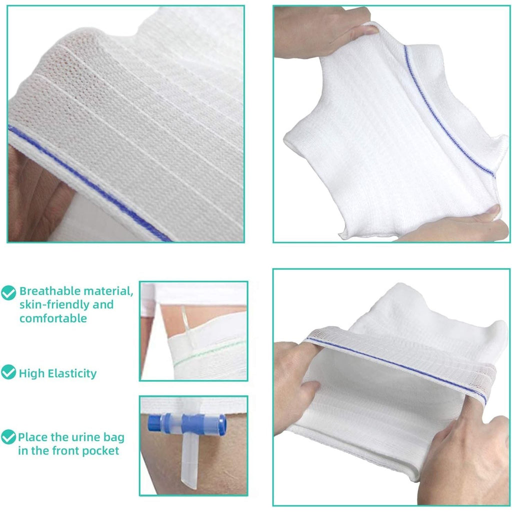 Buy now Catheter Leg Bag Holder Urine Bag Leg Sleeve Drainage Bag Covers Urinary Drainage Bag Washable Urinary Incontinence Supplies for Men,Women (M-1) at indiglob india