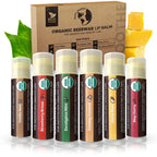 Buy now Earth's Daughter USDA Organic Lip Balm 6-Pack - Fruit Flavors, Beeswax, Coconut Oil, Vitamin E - Best Lip Repair Chapstick for Dry Cracked Lips - Moisturizing Lip Care at indiglob india