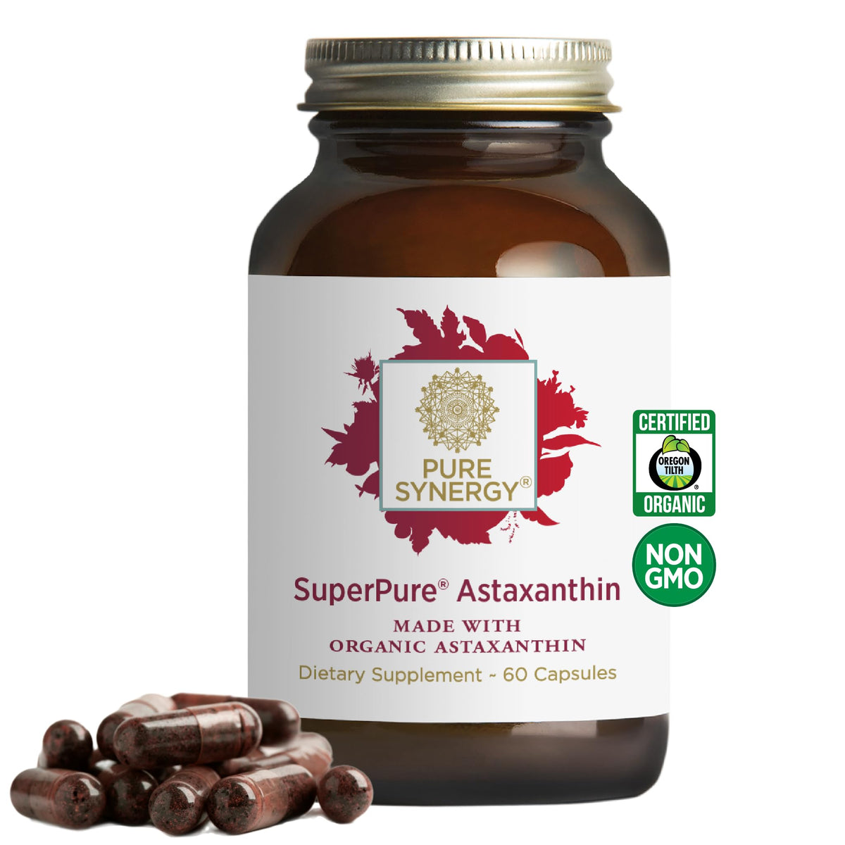 PURE SYNERGY SuperPure Astaxanthin Extract (60 Capsules)