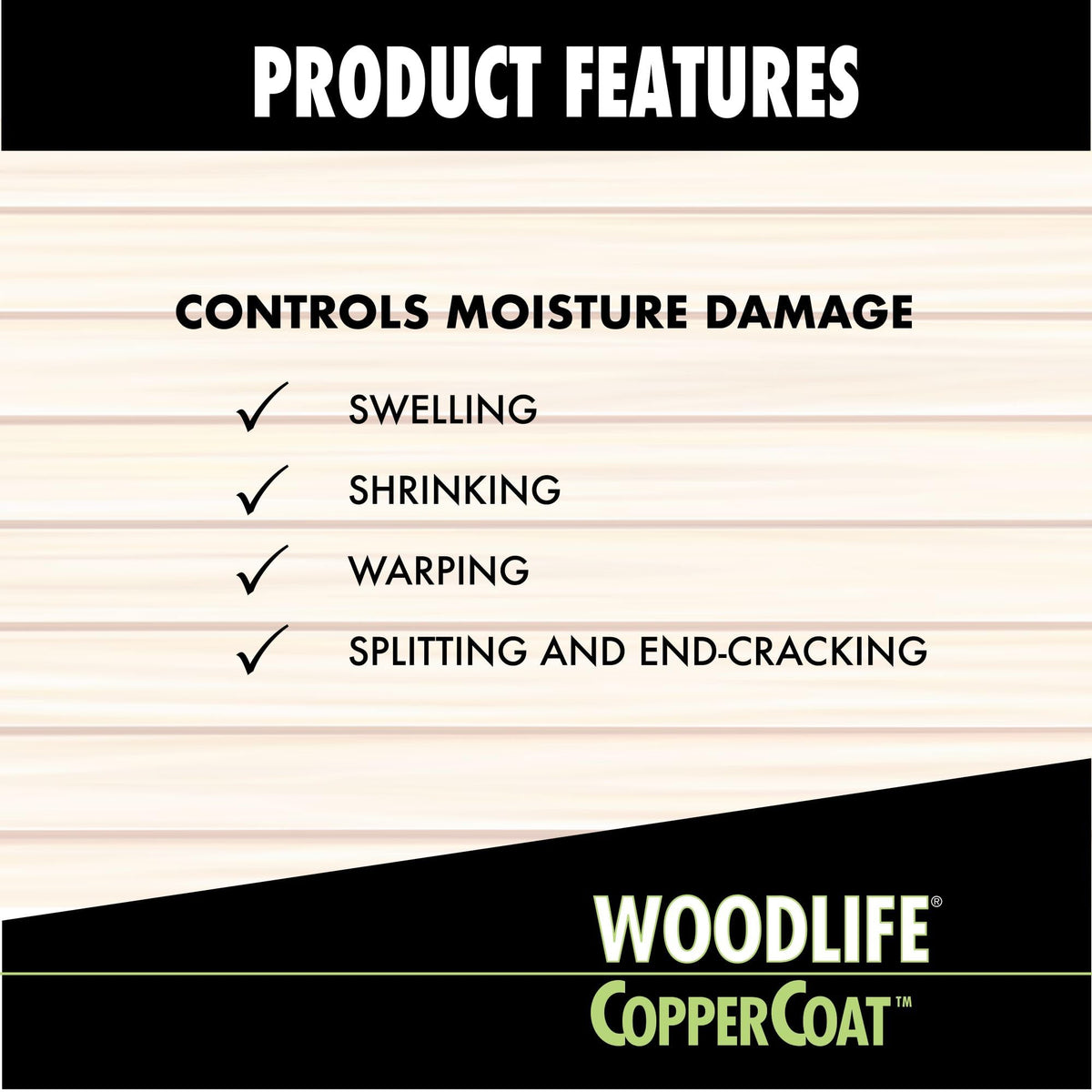 Zinsser 01904A Wolman, WoodLife Coppercoat, Green, 1 Qt