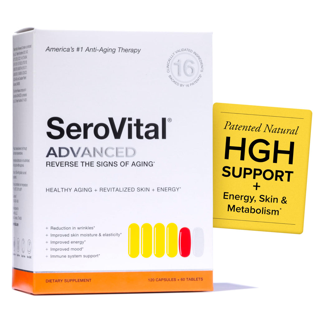 Serovital Advanced | Natural HGH Support | Metabolism + Energy + Skin