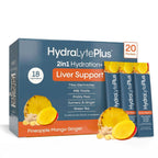 Hydralyte Liver Support + Electrolytes Milk Thistle Drink, Blood Orange