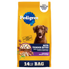 Pedigree Tender Bites Dry Dog Food, Chicken & Steak, 14 lb